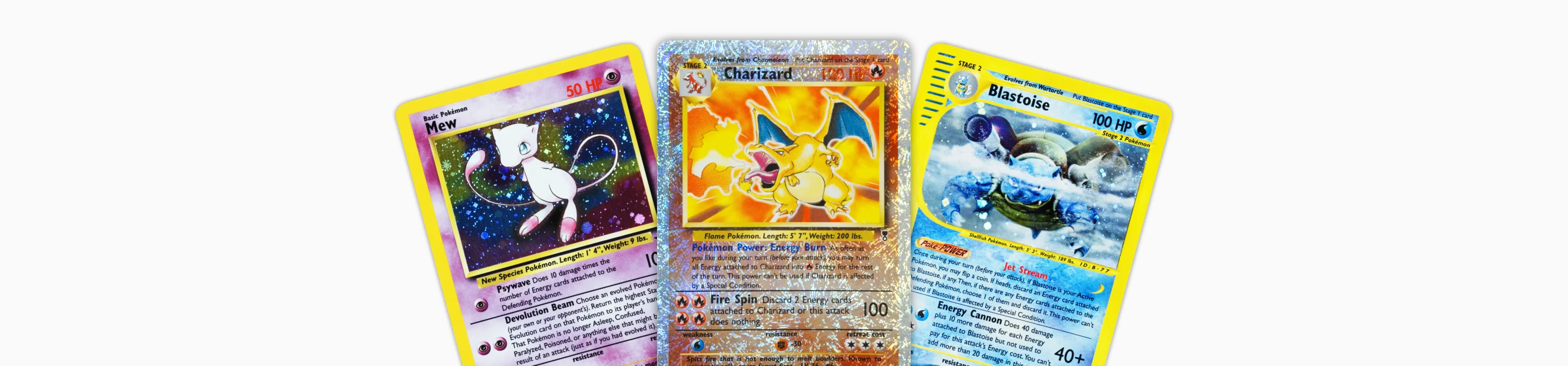 Multiple vintage Pokemon cards